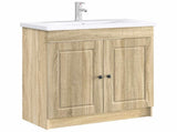 Bathroom under Sink Cabinet Sonoma Oak 56 x 37.5 x 81 cm 890066