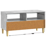 LED TV Cabinet Concrete Grey Engineered Wood 896778