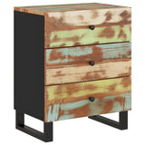 Bedside Cabinet 50x33x62cm Solid Wood Reclaimed&Engineered Wood 350662