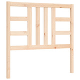 Bed Frame without Mattress Single Solid Wood Pine 3193886
