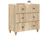 Drawer Cabinet Sonoma Oak 66 x 34.5 x 90 cm Engineered Wood 894147