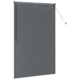 Window Blind with Curtains Manual Dark grey Aluminium 42006076