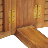 Folding Bar Table 155x53x105 cm Solid Teak Wood 43804