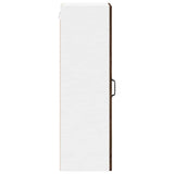 Wall Glass Cabinet LUCCA Brown Oak 40 x 31 x 100 cm 885102