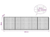 Gabion with 3.5 mm Wire and 5x10 cm Mesh 400x50x150 cm 3462842