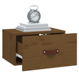 Wall-mounted Bedside Cabinets 2 pcs Honey Brown 40x29.5x22 cm 820993