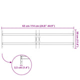 Security Grille for Windows with 2 Crossbars 3 pcs 63-114 cm 42031301