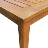 Outdoor Table And Chair Brown Solid Acacia wood Medium 42623