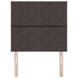 Headboard with Headboard Dark Brown 100 cm Faux Leather 3337902