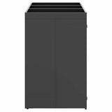 Wheelie Bin Storage for 3 Bins Anthracite 204 x 77.5 x 121.5 cm 3394744