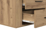 Bedside Cabinet Artisan Oak 35 x 50 x 60 cm Engineered Wood 881079