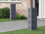 Solar LED Pathway Light 2 pcs Anthracite Cold Rolled Steel 879788