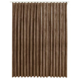 Blackout Curtain with Hooks Velvet Beige 290x245 cm 134511