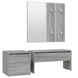 Hallway Furniture Set Grey Sonoma Engineered Wood 3120195