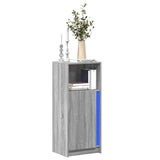 Sideboard with LED Grey Sonoma 42.5x34x100 cm Engineered Wood 852157