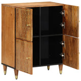 Side Cabinet 60x33x75 cm Solid Wood Mango 358310