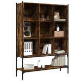 Bookcase Smoked Oak 102x30x141.5 cm Engineered Wood 3214331