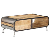 247804 Coffee Table 100x50x35 cm Solid Mango Wood