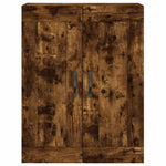 Wall Mounted Cabinets 2 pcs Smoked Oak Engineered Wood 3198014