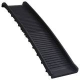 170987 Folding Dog Ramp Black 155,5x40x15,5 cm