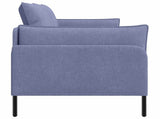2-Seater Sofa Jeans Blue 188 x 81 x 89 cm Fabric 42048611