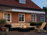 Manual Retractable Awning with LEDs 2.5 x 2 m 3419355
