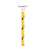 Boat Rope Yellow 8 mm 500 m Polypropylene 152611