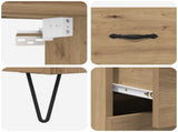 Highboard 2 pcs Artisan Oak 69.5 x 34 x 180 cm Engineered Wood 3415929