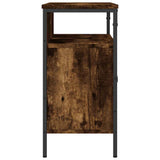 Bathroom Sink Cabinet Smoked Oak 80x30x60 cm Engineered Wood 842443