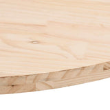 Table Top 100x50x2,5 cm Solid Wood Pine Oval 824360