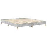 Bed Frame without Mattress Concrete Grey 180x200cm Engineered Wood 3329024
