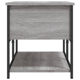 Storage Bench Grey Sonoma 100x42.5x47 cm Engineered Wood 839026