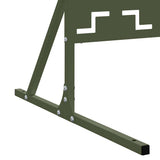Privacy Screen Olive 100 x 50 x 180 cm Steel 868580