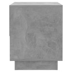Bedside Cabinets 2 pcs Concrete Grey 45x34x44 cm Engineered Wood 809521