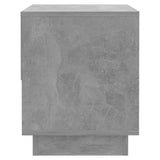 Bedside Cabinets 2 pcs Concrete Grey 45x34x44 cm Engineered Wood 809521