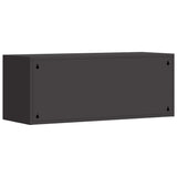 Wall Cabinet for Garage with Gas-lift Door Black 883272