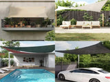 Sunshade Sail 160 g/m Light Green 3.6x3.6 m HDPE 311275
