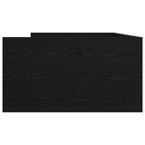 Bed Frame with Storage Black Oak 80 x 200 cm Engineered Wood 3429619
