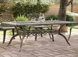 Garden Table Bronze 150x90x72 cm Cast Aluminium 4002803