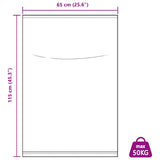 Woven Sacks 50 pcs White 65 x 115 cm PP 42032366