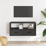 TV Cabinet Black 80x31x39.5 cm Engineered Wood and Metal 848919
