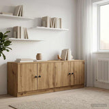 Bed Cabinet 2 pcs Artisan Oak 66 x 35 x 48 cm Engineered Wood 893722