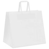 Paper Bags 250 pcs with Handles White 32x22x28 cm 4101848