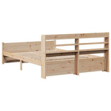 Bed Frame with Headboard without Mattress 160x200 cm 3306766