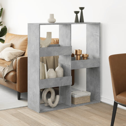 Room Divider Concrete Grey 100x33x115 cm Engineered Wood 3309549