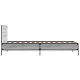 Bed Frame with Headboard Grey Sonoma 80 x 200 cm 8009110