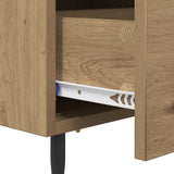 Bedside Cabinet with Drawer 2 pcs Artisan Oak 40 x 35 x 47.5 cm 881980