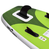 Inflatable Stand Up Paddle Board Set Green 300x76x10 cm 93383