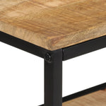 Console Table 100x35x70 cm Solid Rough Wood Mango 374073