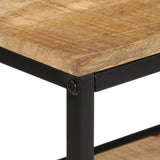 Console Table 100x35x70 cm Solid Rough Wood Mango 374073